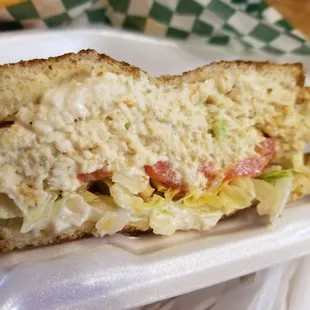 Homemade Chicken Salad Sandwich