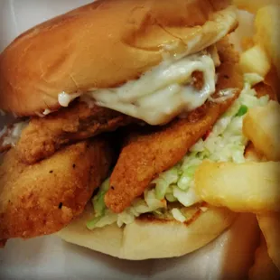 Tilapia sandwich