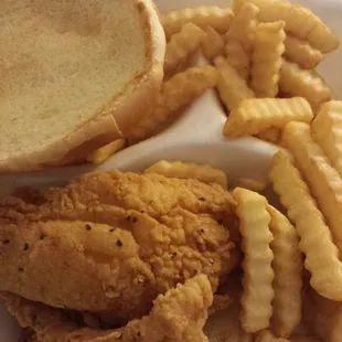 Flounder and fries!