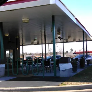 Their spacious patio, Nice for Summer time