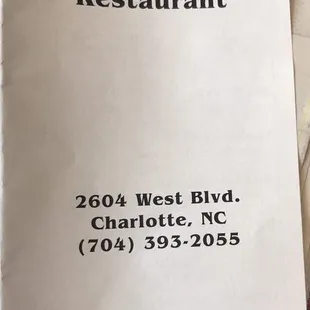 Address and hours