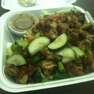 Grilled chicken salad