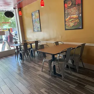 Added a little seating again.