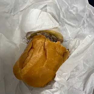 Tri tip sandwich