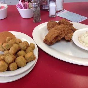 The staple fried chicken.