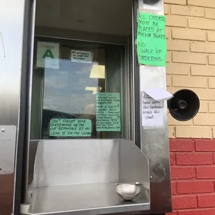 Pick up window