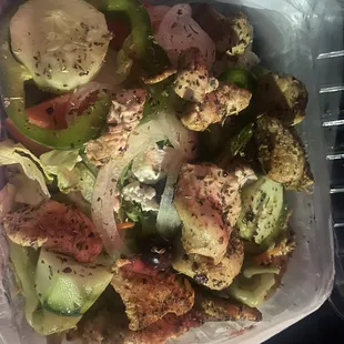 Grilled Chicken Greek Salad