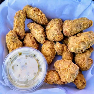 Fried oysters - very good