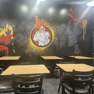 interior, sushi and sashimi