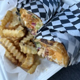 chicken tender wrap