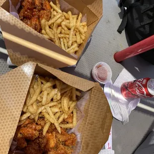 Spicy Chili Boneless meal, "Call Ya Doctor" Wings