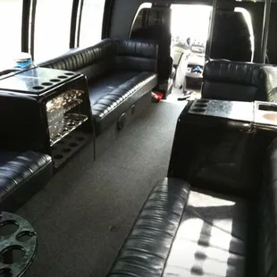 Hippo Inside 15 passenger Max - 2 coolers, Bluetooth &amp; Iphone Chord, Sub-Woofer Sound System