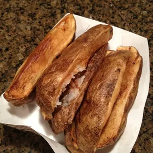 medium Jo-Jo's. Our family of three would've been fine with a small.