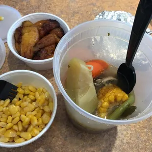 Sopa de res... hearty beef soup perfect for sub freezing day like today.