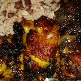 Half chicken with two sides  $8.96 (totally worth it)