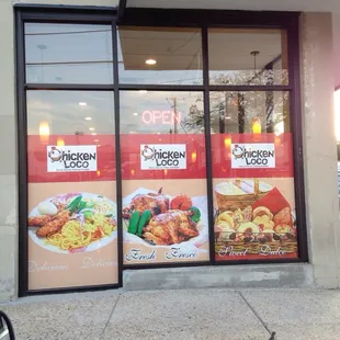 the front of a restaurant