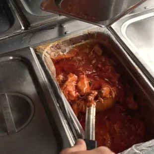 Honey Sriracha chicken at Chicken Mac Truck