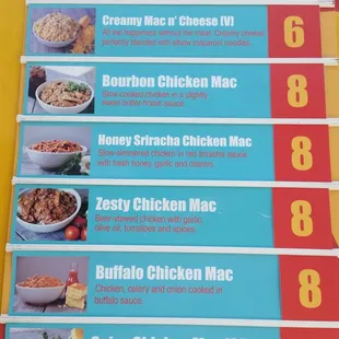 Menuboard as of 20180713.  I highly recommend the Zesty Chicken, tho it is a bit spicy