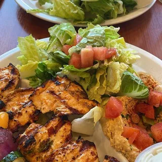 Spicy Chicken and Vegetable Kabob