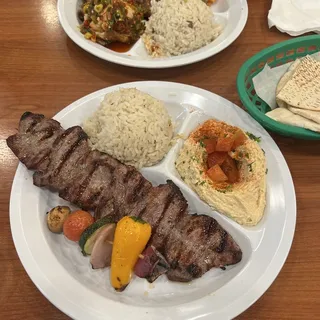 Steak and Vegetable Kabob