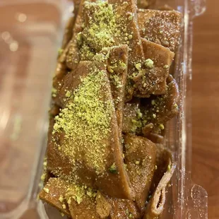 Honey-Stachio Pita Chips!