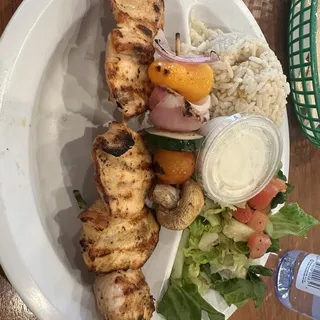 Chicken and Vegetable Kabob