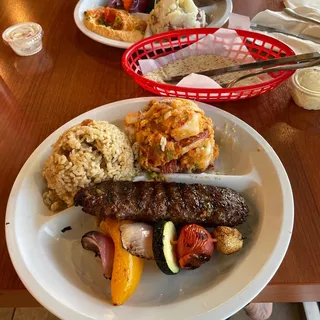 Spicy Chicken and Vegetable Kabob