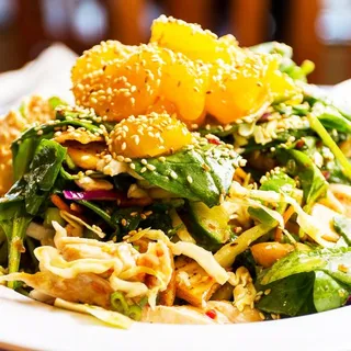 Spicy Spinach Chinese Chicken Salad