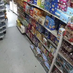 a view of a grocery store