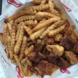 Nashville Hot Chicken Nuggets!! So yummy and even yummier with the sauce!!!