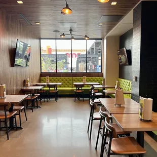 Small private seating area