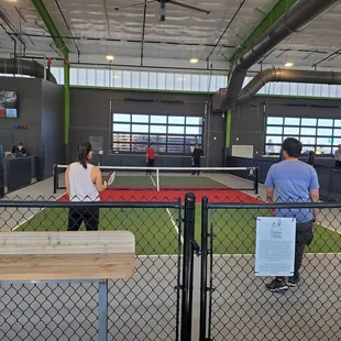 1 of 6 indoor PB courts