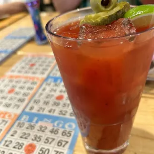 Bloody Mary and bingo