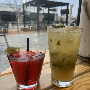 Seasonal Mojito &amp; Tito&apos;s and Cranberry