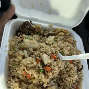 Combination fried rice