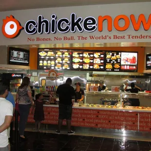 customers in a restaurant