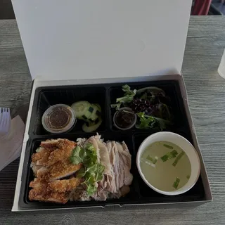 Combination Chicken with Ginger rice