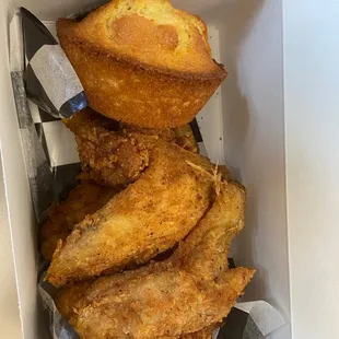 a box of fried food
