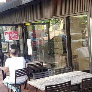 Outdoor seating