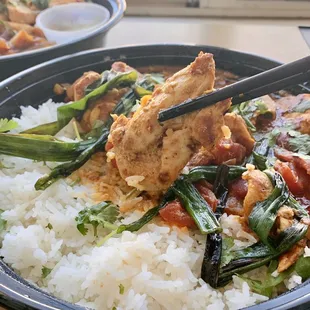 Chicken tikka masala plate