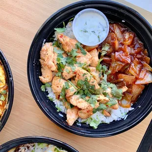 Turkish chicken plate