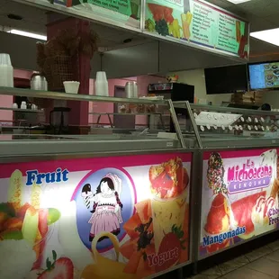 the interior of the restaurant