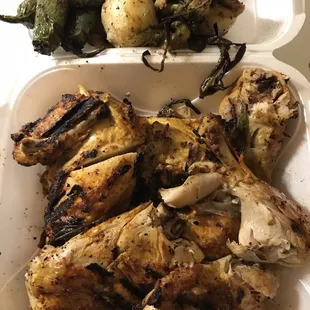 Whole chicken to go. Yum