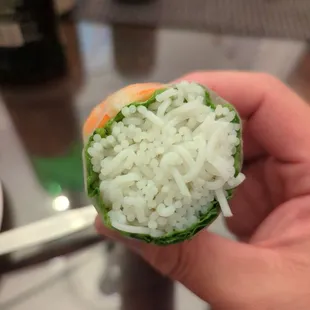 TLDR, Pho is good, spring rolls awful.