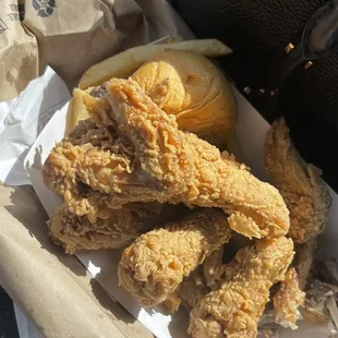 6 piece wing dinner