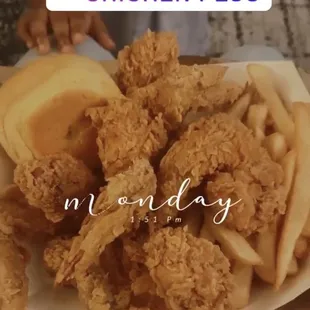 chicken wings and fried chicken, food