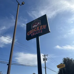a sign for a restaurant