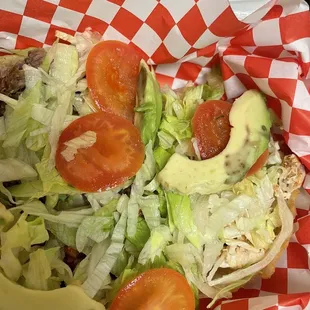 Sopes with bad avocado...