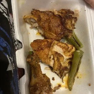 Daily special of 3 pieces chicken meal