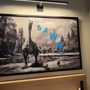 Crazy wall art! Loved the humor!